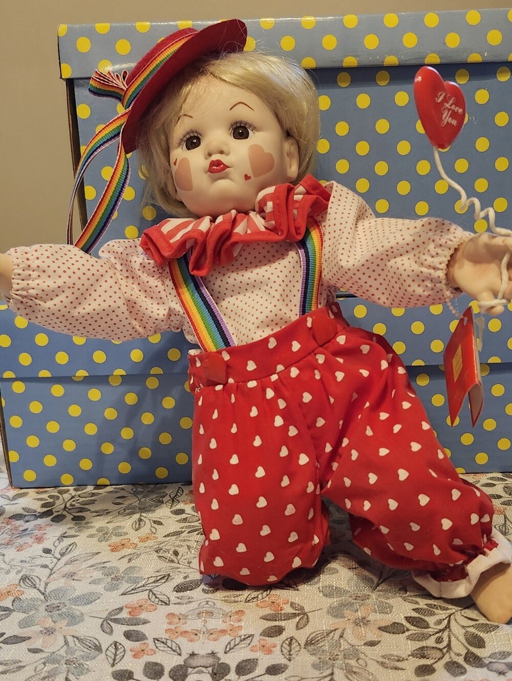 Smooch Doll From The Littlest Clowns Collection By Edwin M. Knowels Company